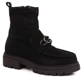 Bottes isolées en suède Laura La.Fi W PMR26 le noir