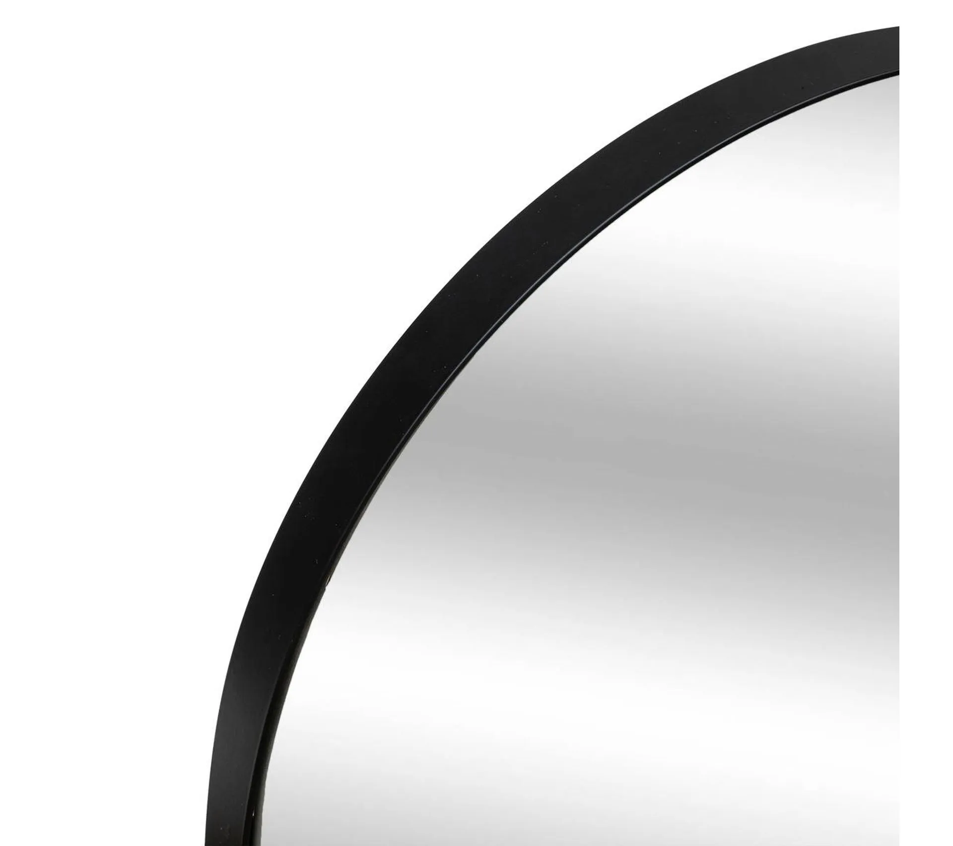 Miroir ovale H. 112 cm SELENA Noir