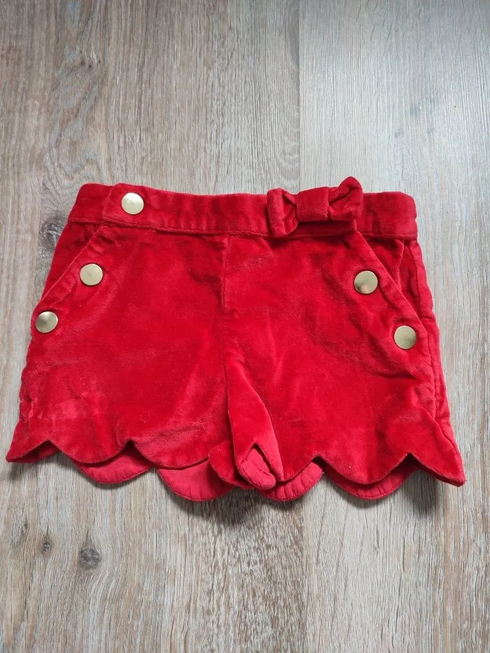 Short rouge - Vertbaudet - 24 mois  | Beebs