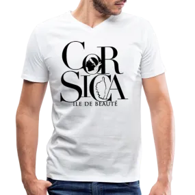 T-shirt H bio col V Corsica le de Beauté